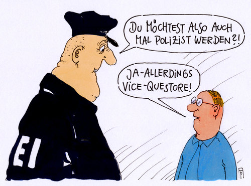 Cartoon: polizist spezial (medium) by Andreas Prüstel tagged polizei,karriere,polizist,vicequestore,krimi,tv,donna,leon,cartoon,karikatur,andreas,pruestel,polizei,karriere,polizist,vicequestore,krimi,tv,donna,leon,cartoon,karikatur,andreas,pruestel