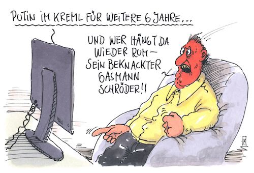 Cartoon: putin und freund (medium) by Andreas Prüstel tagged russland,putin,vereidigung,kreml,gerhard,schröder,gasmann,cartoon,karikatur,andreas,pruestel,russland,putin,vereidigung,kreml,gerhard,schröder,gasmann,cartoon,karikatur,andreas,pruestel