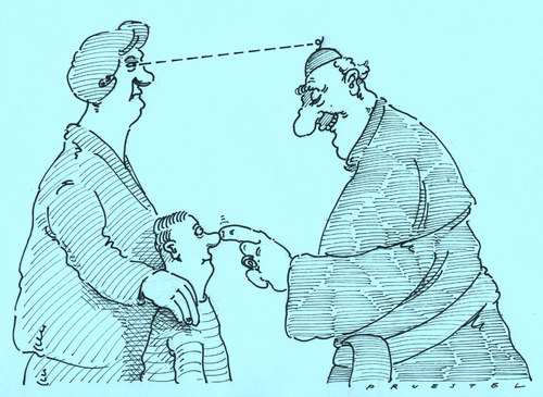 Cartoon: ringel (medium) by Andreas Prüstel tagged katholischekirche,mißbrauchsfälle,ringelschwanz,kirche,missbrauch,mißbrauch