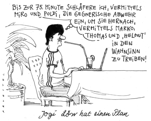 Cartoon: schlitzohr (medium) by Andreas Prüstel tagged bundestrainer,löw,fußballweltmeisterschaft,bundestrainer,jogi löw,fußball,weltmeisterschaft,fussball,wm,sport,jogi,löw