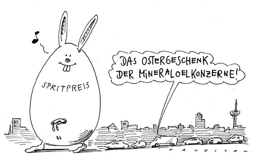Cartoon: spritpreis (medium) by Andreas Prüstel tagged preistreiberei,e10,diesel,benzin,tankstellen,mineraloelkonzerne,benzin,diesel,e10,preistreiberei,tankstellen
