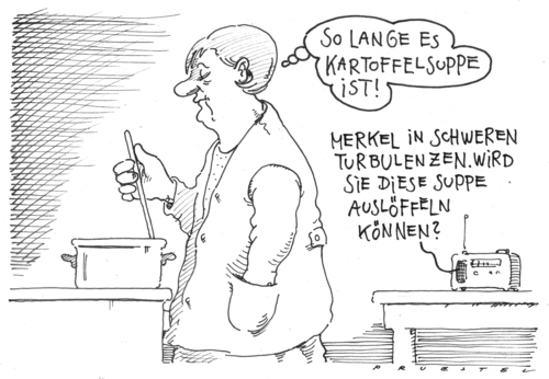 Cartoon: suppi (medium) by Andreas Prüstel tagged regierungsschwäche,kanzlerin,euroschwäche,rettungspakete,regierungsschwäche,kanzlerin,euroschwäche,rettungspakete,hilfspaket,angela merkel,euro,eu,angela,merkel