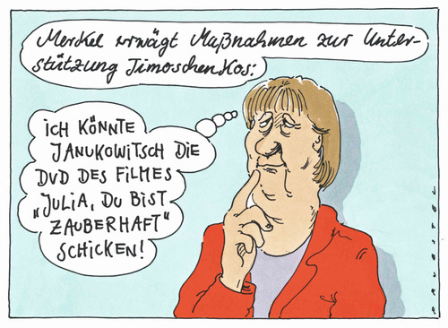 Cartoon: timoschenko (medium) by Andreas Prüstel tagged ukraine,timoschenko,janukowitsch,merkel,ukraine,timoschenko,janukowitsch,merkel