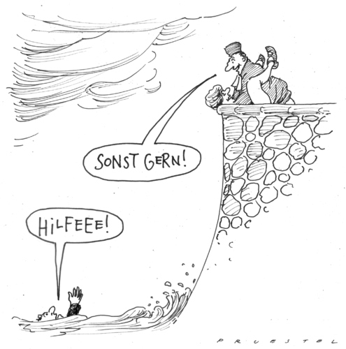 Cartoon: ungünstig (medium) by Andreas Prüstel tagged notlage,hilfe,pastor,meer,notlage,hilfe,pastor,meer,religion,glaube,sex,liebe