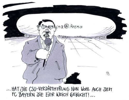 Cartoon: verdämmerung (medium) by Andreas Prüstel tagged bayern,csu,wahlergebnis,führungskrise,fc,münchen,championd,league,bundesliga,cartoon,karikatur,andreas,pruestel,bayern,csu,wahlergebnis,führungskrise,fc,münchen,championd,league,bundesliga,cartoon,karikatur,andreas,pruestel