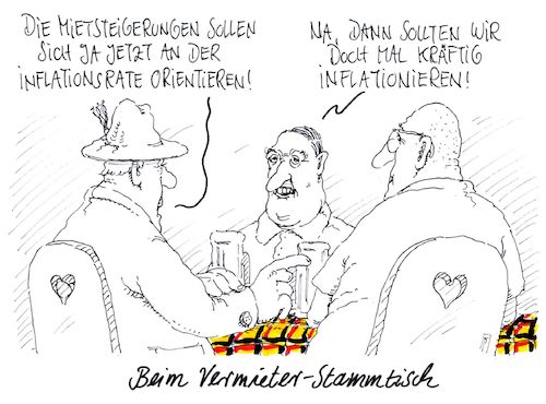 Cartoon: vermieter (medium) by Andreas Prüstel tagged miete,mieter,vermieter,mitsteigerungen,neuvermietung,inflationsrate,cartoon,karikatur,andreas,pruestel,miete,mieter,vermieter,mitsteigerungen,neuvermietung,inflationsrate,cartoon,karikatur,andreas,pruestel