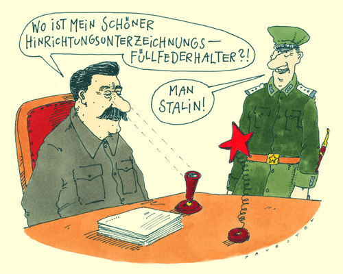 Cartoon: widerstand (medium) by Andreas Prüstel tagged stalin,sowjetunion,hinrichtungen,säuberungen,todesurteile,widerstand,diktatur,diktator,macht,cartoon,karikatur,andreas,pruestel,stalin,sowjetunion,hinrichtungen,säuberungen,todesurteile,widerstand,diktatur,diktator,macht,cartoon,karikatur,andreas,pruestel