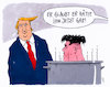 Cartoon: abkochshow (small) by Andreas Prüstel tagged usa nordkorea trump kim jong un verzicht atomraketenversuche kochshow cartoon karikatur andreas pruestel