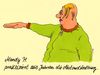 Cartoon: abstandshaltung (small) by Andreas Prüstel tagged köln,silvesternacht,übergriffe,frauen,abstanshalrung,rechtsradikale,neonazis,hitlergruß,cartoon,karikatur,andreas,pruestel