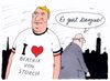 Cartoon: bergab (small) by Andreas Prüstel tagged beatrix,von,storch,afd,deutschnational,rechtsradikal,cartoon,karikatur,andreas,pruestel