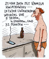 Cartoon: buxenwechsel (small) by Andreas Prüstel tagged smartphone,iphone,date,unterhosen,unterhosenwechsel,ermahnung,dugitales,cartoon,karikatur,andreas,pruestel