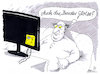 Cartoon: cia today (small) by Andreas Prüstel tagged usa,geheimdienst,cia,bürgerüberwachung,smartphone,fernseher,cartoon,karikatur,andreas,pruestel