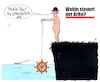 Cartoon: der brite (small) by Andreas Prüstel tagged brexit,briten,entscheidungswoche,eu,cartoon,karikatur,andreas,pruestel