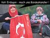 Cartoon: deutsch-türkisch (small) by Andreas Prüstel tagged türkei,erdogan,türkische,mitbürger,fans,deutschland,deutschtürken,cartoon,collage,andreas,pruestel