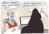Cartoon: enttäuschung (small) by Andreas Prüstel tagged tod planung