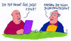 Cartoon: fdp neu (small) by Andreas Prüstel tagged fdp,dreikönigstreffen,parteifarben,magenta,gelb,blau,cartoon,karikatur,andreas,pruestel
