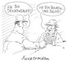 Cartoon: furztrocken (small) by Andreas Prüstel tagged trockenbau,trockenbauer,bauer,trocken,alkoholismus,milch,cartoon,karikatur,andreas,pruestel