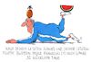 Cartoon: glückliche tage (small) by Andreas Prüstel tagged rauchen,alkohol,gesundheit,fitness,tod,cartoon,karikatur,andreas,pruestel