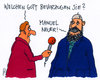 Cartoon: gott neuer (small) by Andreas Prüstel tagged manuel,neuer,gott,götter,muslim,islam,fußball,cartoon,karikatur,andreas,pruestel