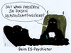 Cartoon: is-psychiater (small) by Andreas Prüstel tagged is,enthauptungen,selbstenthauptung,psychiater,islamisten,terror,cartoon,karikatur,andreas,pruestel