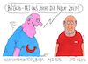 Cartoon: neue zeit (small) by Andreas Prüstel tagged umfragewerte,spd,afd,lied,arbeiterbewegung,bätschi,cartoon,karikatur,andreas,pruestel