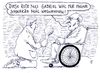 Cartoon: nullen (small) by Andreas Prüstel tagged schäuble,gabriel,groko,spd,cdu,schwarze,null,bundeshaushalt,sozialausgaben,flüchtlinge,bevölkerung,cartoon,karikatur,andreas,pruestel