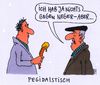 Cartoon: pegidaistisch (small) by Andreas Prüstel tagged pegida,dresden,ausländerfeindlichkeit,interview,tv,rundfunk,bockwurst,senf,cartoon,karikatur,andreas,pruestel