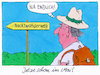 Cartoon: schon im mai (small) by Andreas Prüstel tagged mai,hitze,hitzewelle,klimawandel,nacktwanderweg,cartoon,karikatur,andreas,pruestel