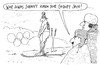 Cartoon: winterspiele (small) by Andreas Prüstel tagged winterolympiade,winterspiele,sotschi,russland,skisport,doping,cartoon,karikatur,andreas,pruestel