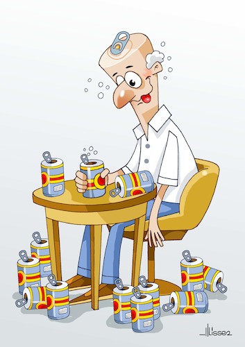 Cartoon: beer (medium) by Ulisses-araujo tagged beer