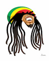 Cartoon: Bob Marley (small) by Ulisses-araujo tagged bob,marley