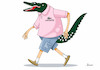 Cartoon: lacoste (small) by Ulisses-araujo tagged lacoste
