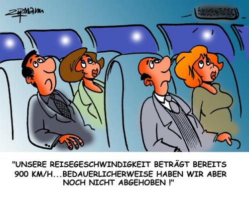 Cartoon: Flieger (medium) by Georg Zitzmann tagged reisen,tourismus,fliegen,flieger,airbus,flugreisen