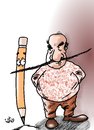 Cartoon: Freedom of expression (small) by handren khoshnaw tagged handren,khoshnaw