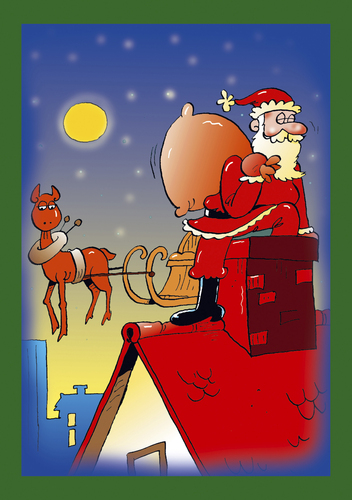 Cartoon: Weihnachten (medium) by astaltoons tagged weihnachten,weihnachtsmann