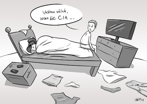 Cartoon: CIA Spanner (medium) by INovumI tagged cia,geheimdienst,wikileaks,spionage,cyberspionage,abhören