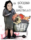 Cartoon: la sociedad del espectaculo (small) by MONO ESTEPARIO tagged collage,guy,debord,espectaculo