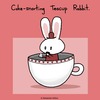 Cartoon: Coke Snorting Teacup Rabbit (small) by sebreg tagged rabbit,bunny,silly,drugs,humor