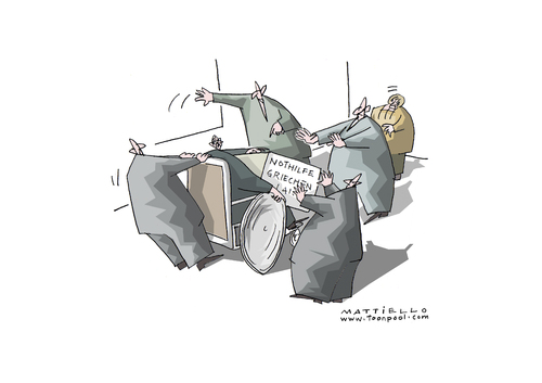 Cartoon: Gezerre (medium) by Mattiello tagged schäuble,gezerre,verzögerung,streit,kabinett,griechenlandhilfe,griechenlandhilfe,kabinett,streit,verzögerung,gezerre,schäuble,griechenland