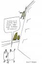 Cartoon: Auf hohem Niveau (small) by Mattiello tagged mann,frau,niveau,missgeschick,unglück