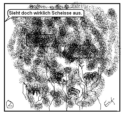 Cartoon: Festival der Farben (medium) by Edzard von Keitz tagged holi,festival,der,farben,schwarz,weiss