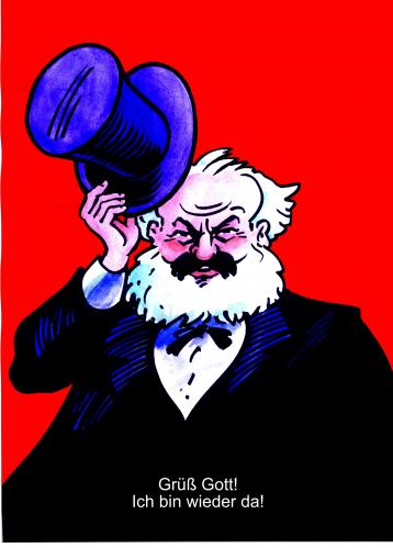 Karl Marx De Schwalme Politica Cartoon Toonpool