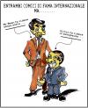 Cartoon: differenze (small) by yalisanda tagged comici,mrbean,silvio,menopausa,sosta,internazionalesatira,politica,umorismo