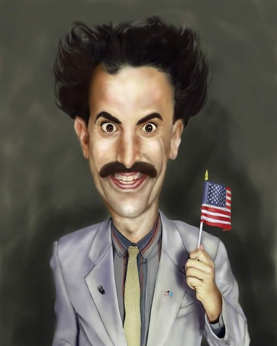 Cartoon: BORAT (medium) by Danny Kohn tagged borat,caricature