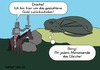 Cartoon: immer wieder (small) by kowo tagged drache,ritter