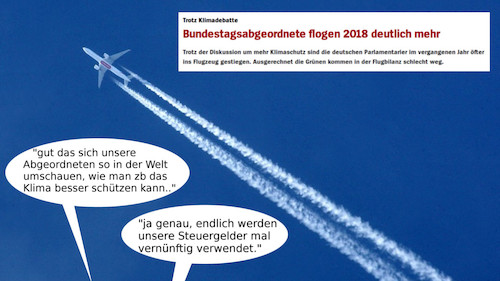 Cartoon: bundestag (medium) by ab tagged deutschland,bundestag,regierung,abgeordnete,steuergelder,flugzeug,fliegen,arschlöcher
