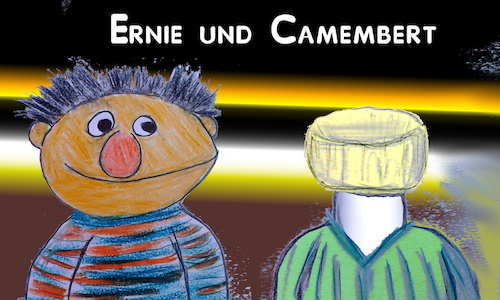 Cartoon: famous couples (medium) by ab tagged ernie,bert,sesamstr