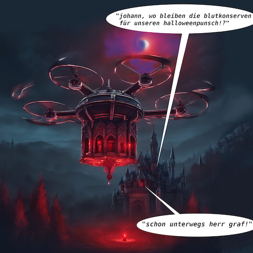 graf dracula lässt bitten (medium) Cartoon: graf dracula lässt bitten (medium) by ab tagged halloween,dracula,fest,blut,party,diener,burg,schloss,drohne,konserve,rettung,nacht