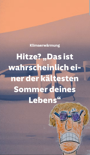 Cartoon: hot future (medium) by ab tagged hitzewelle,europa,klima,erwärmung,deutschland,wetter,hitze,heiß,mensch,co2,treibhaus,effekt,zukunft