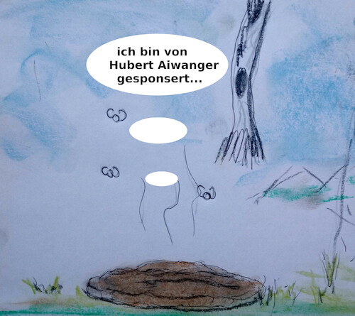 Cartoon: kuhkommerz (medium) by ab tagged bayern,minister,landwirtschaft,kuh,fladen